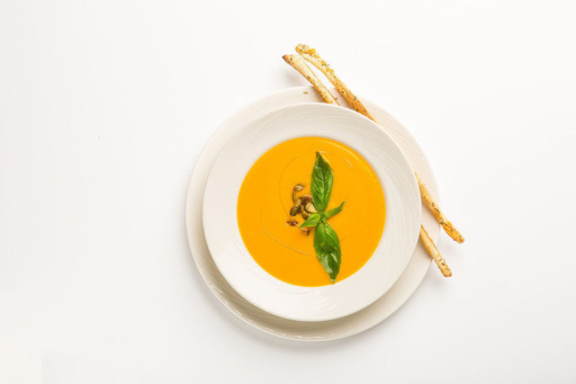 Рецепт Тыквенный крем-суп с тыквенными семечками