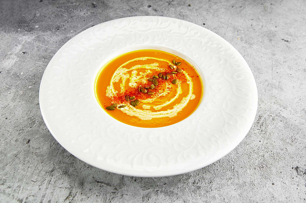 Тыквенный крем-суп  фотография блюда